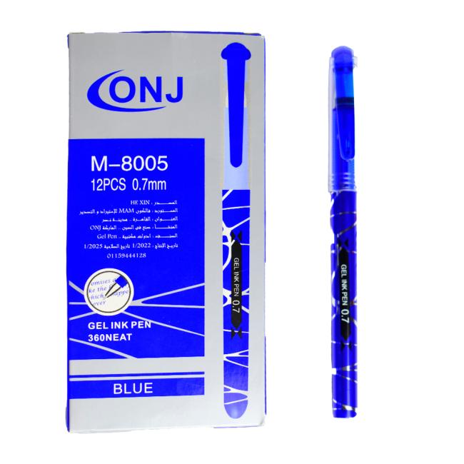  قلم جيل 0.5 ملى ONJ ازرق 